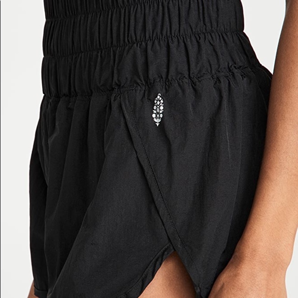 Free People The Way Home Shorts Black